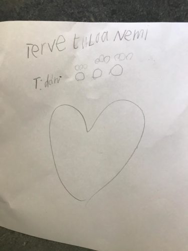 Hoidossa Dannyn luona