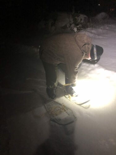 Lumikenkäilytarpomista