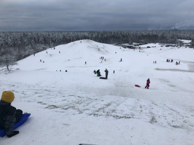 Loppiaisen mäenlaskua